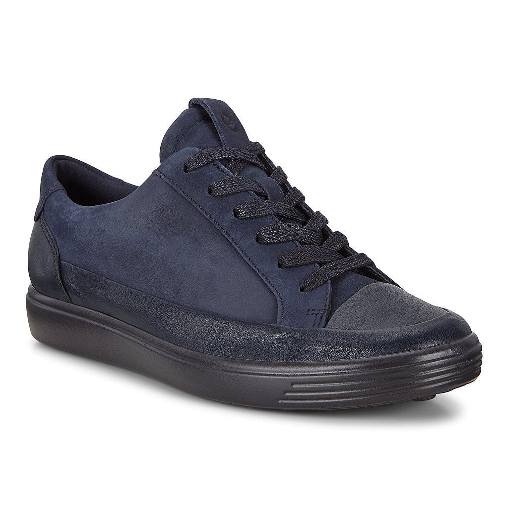 Ecco Soft 7 Womens Sneakers Blue Sale - India INJ-187246